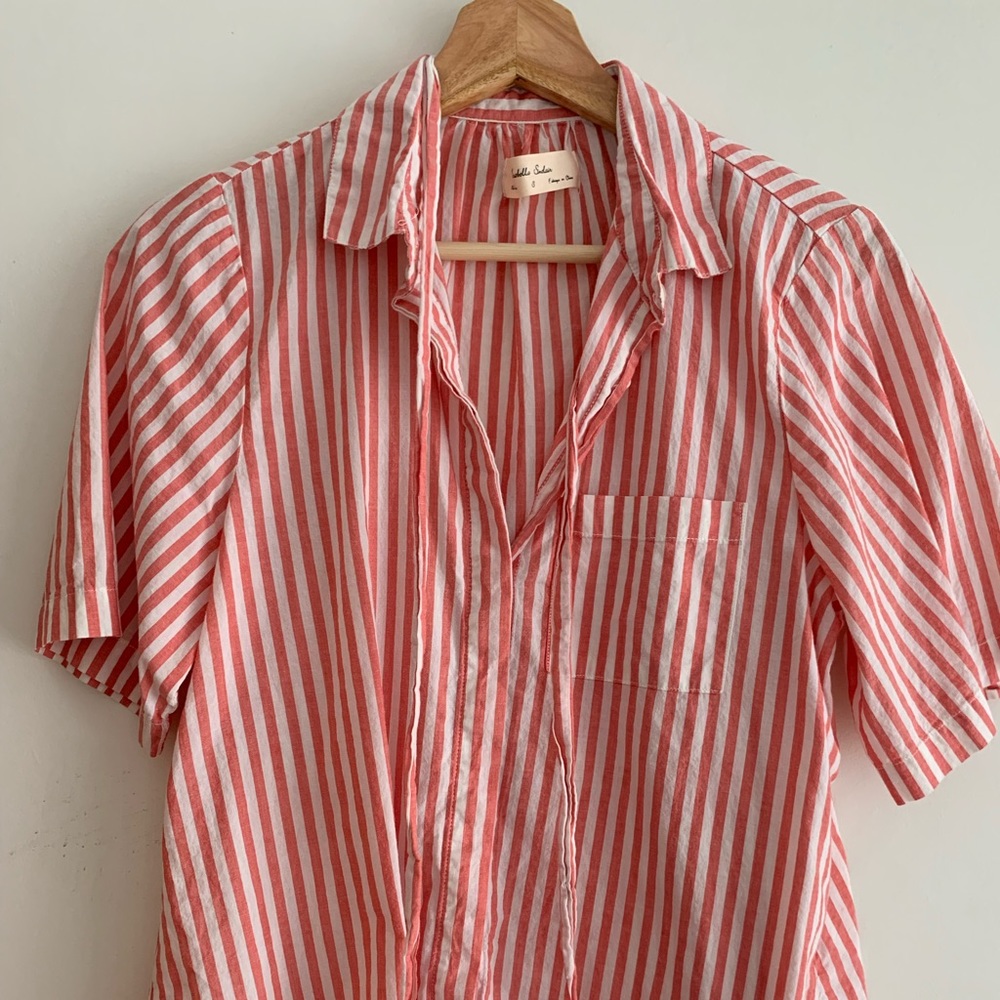 Anthropologie Striped Shirt Size Small